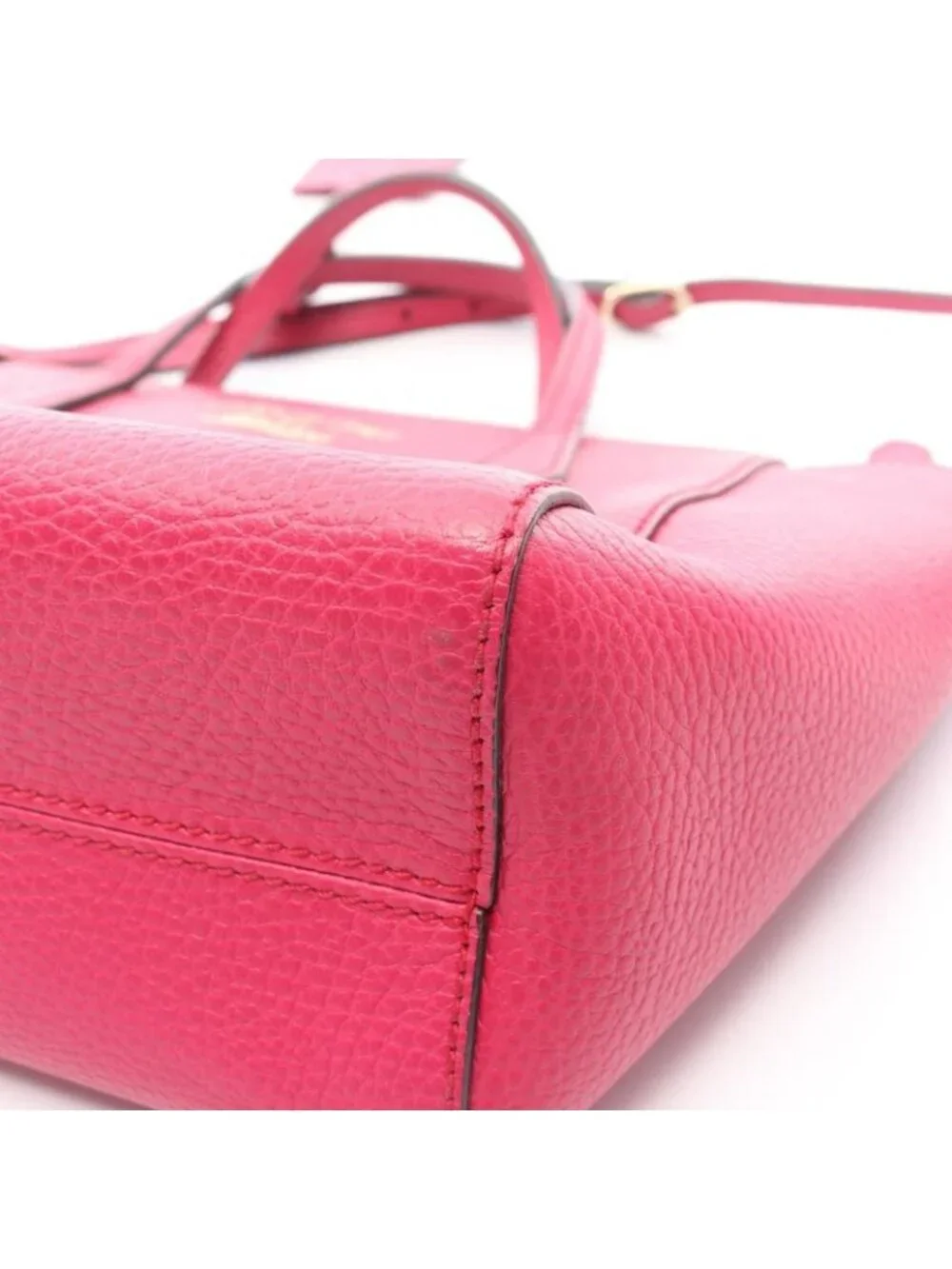 ★SOLD★ Gucci Handbag Swing Mini Pink Leather B - Picture 14 of 15